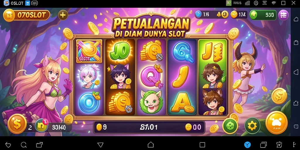 Gameplay seru 070SLOT dengan karakter Anime favorit.