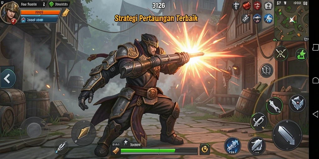 Screenshot gameplay 3126 menampilkan aksi pertempuran yang seru dan strategi cerdas.