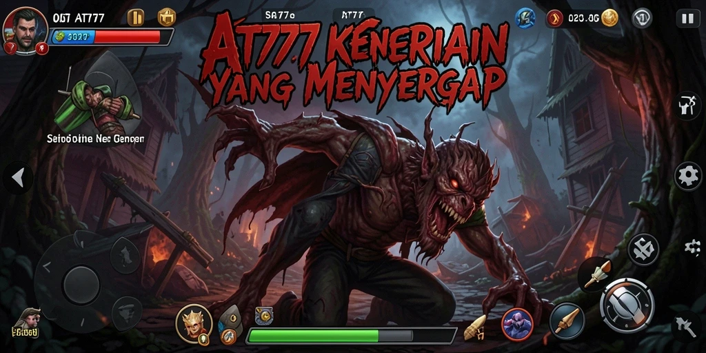 Gameplay menegangkan AT777 di tengah kegelapan.