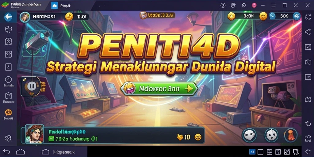 Screenshot PENITI4D menunjukkan aksi strategi yang intens.