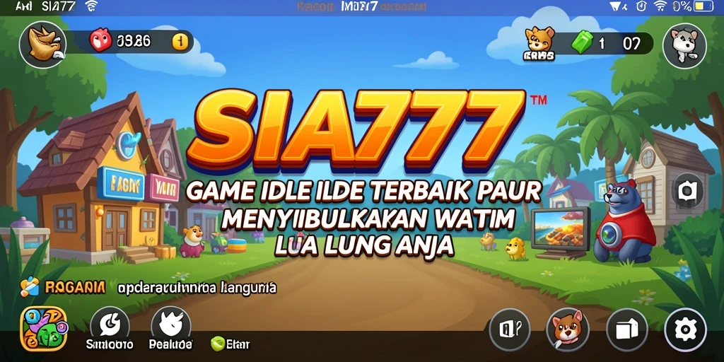 Screenshot gameplay SIA777 menampilkan suasana permainan Idle yang mengasyikkan.